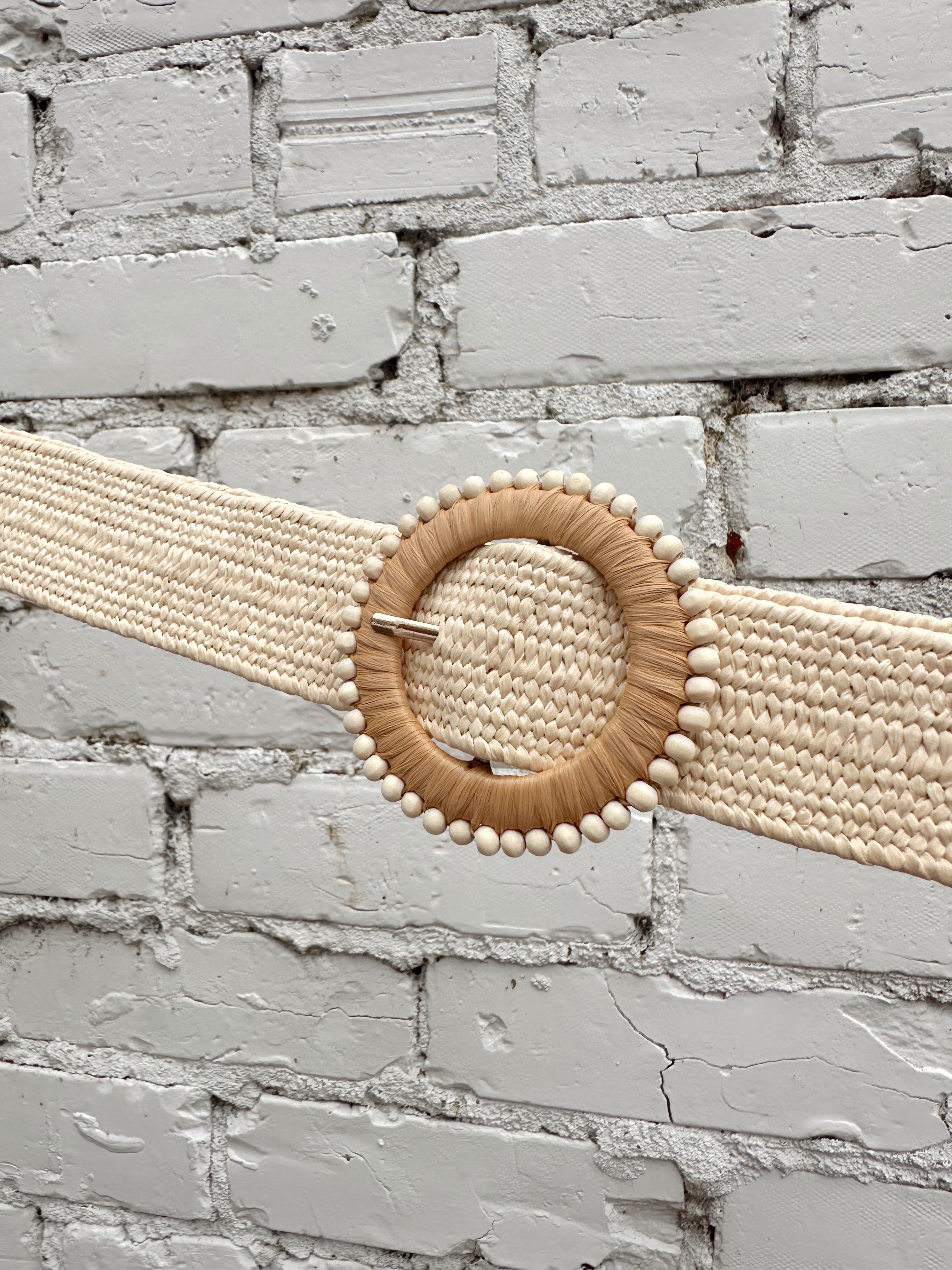 Wooden Bead Belt