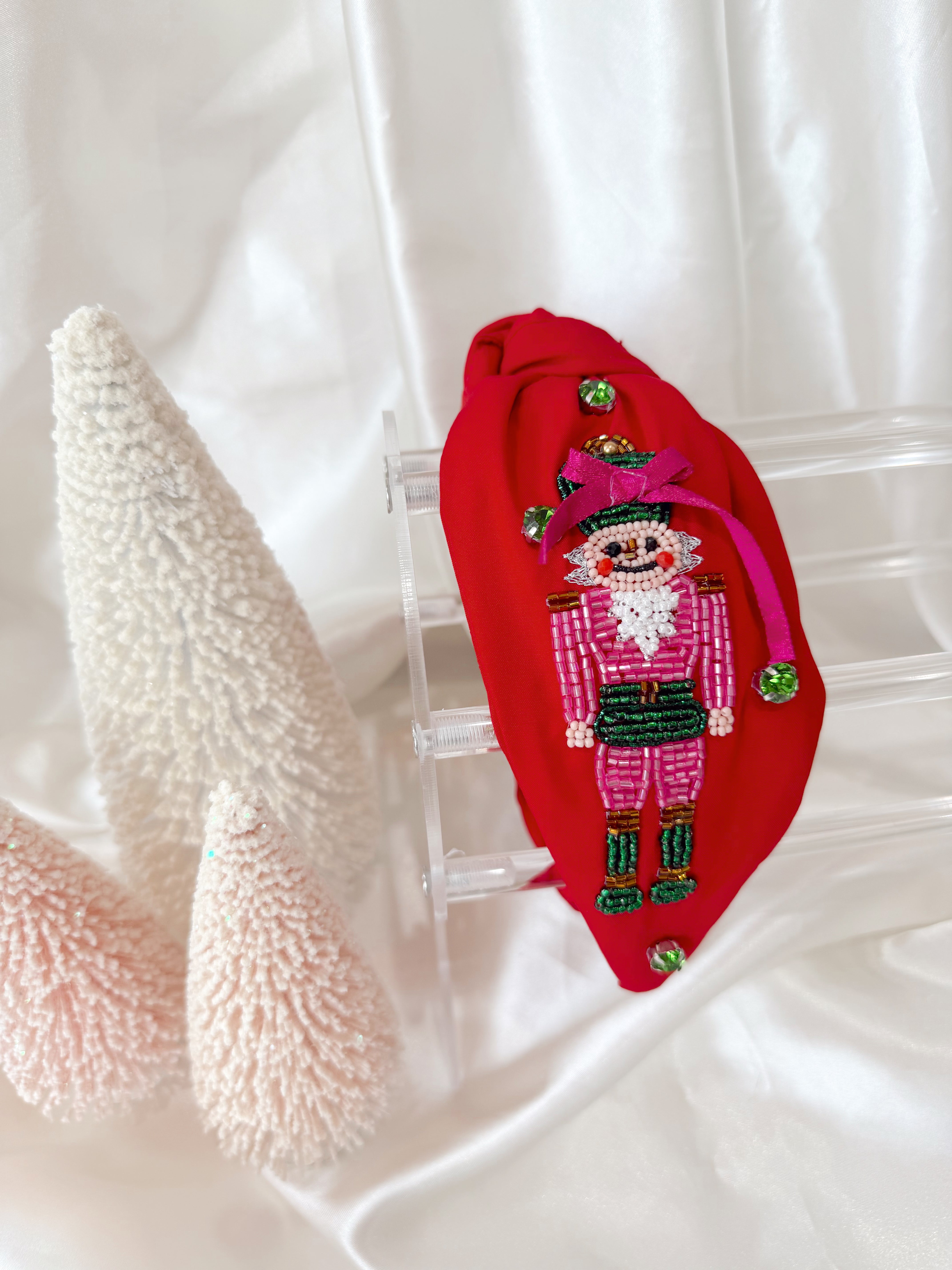 Red Bow Nutcracker Headband