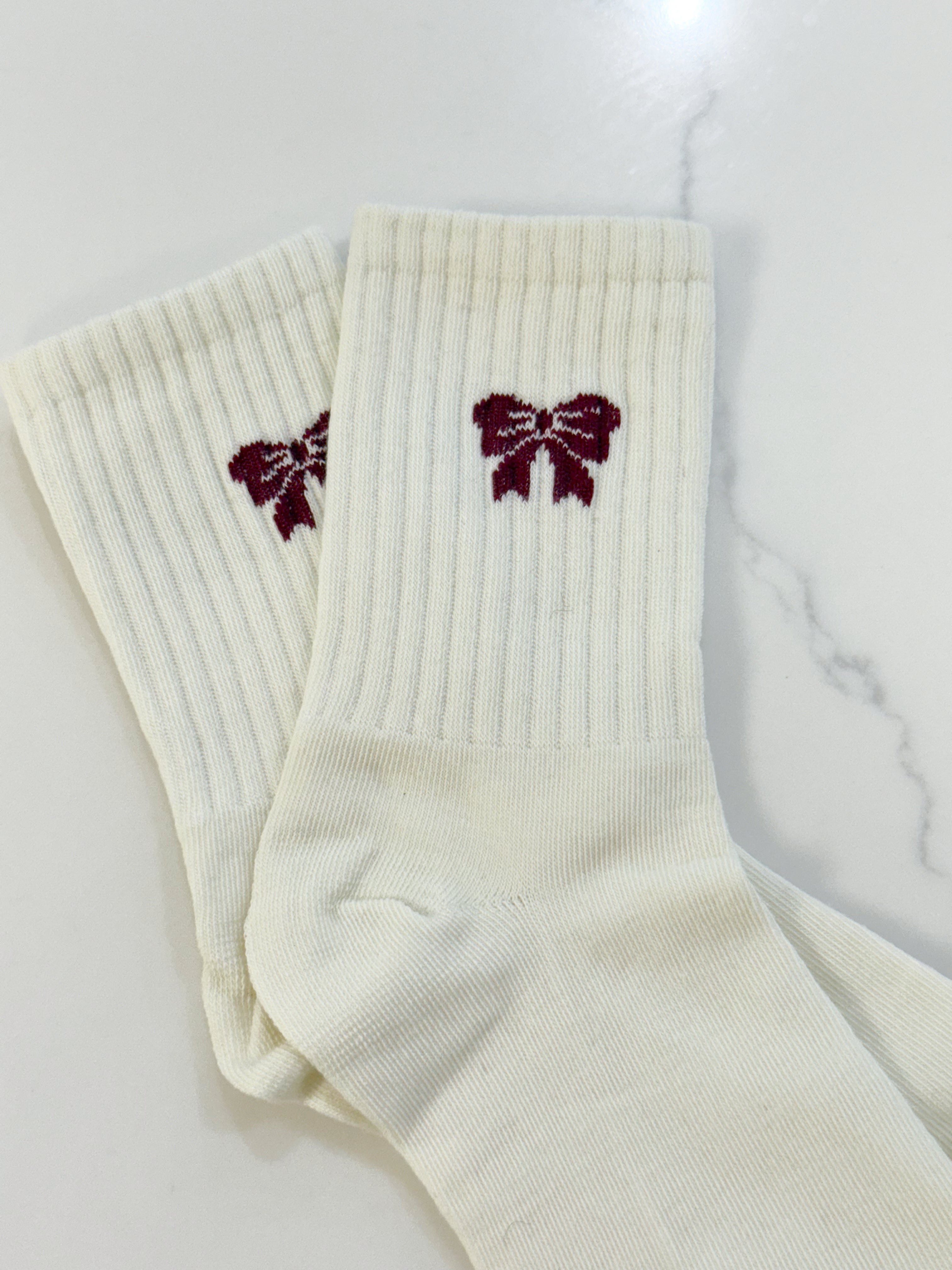 Bow Crew Socks