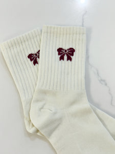 Bow Crew Socks
