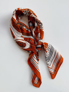 Orange Bandana Scarf