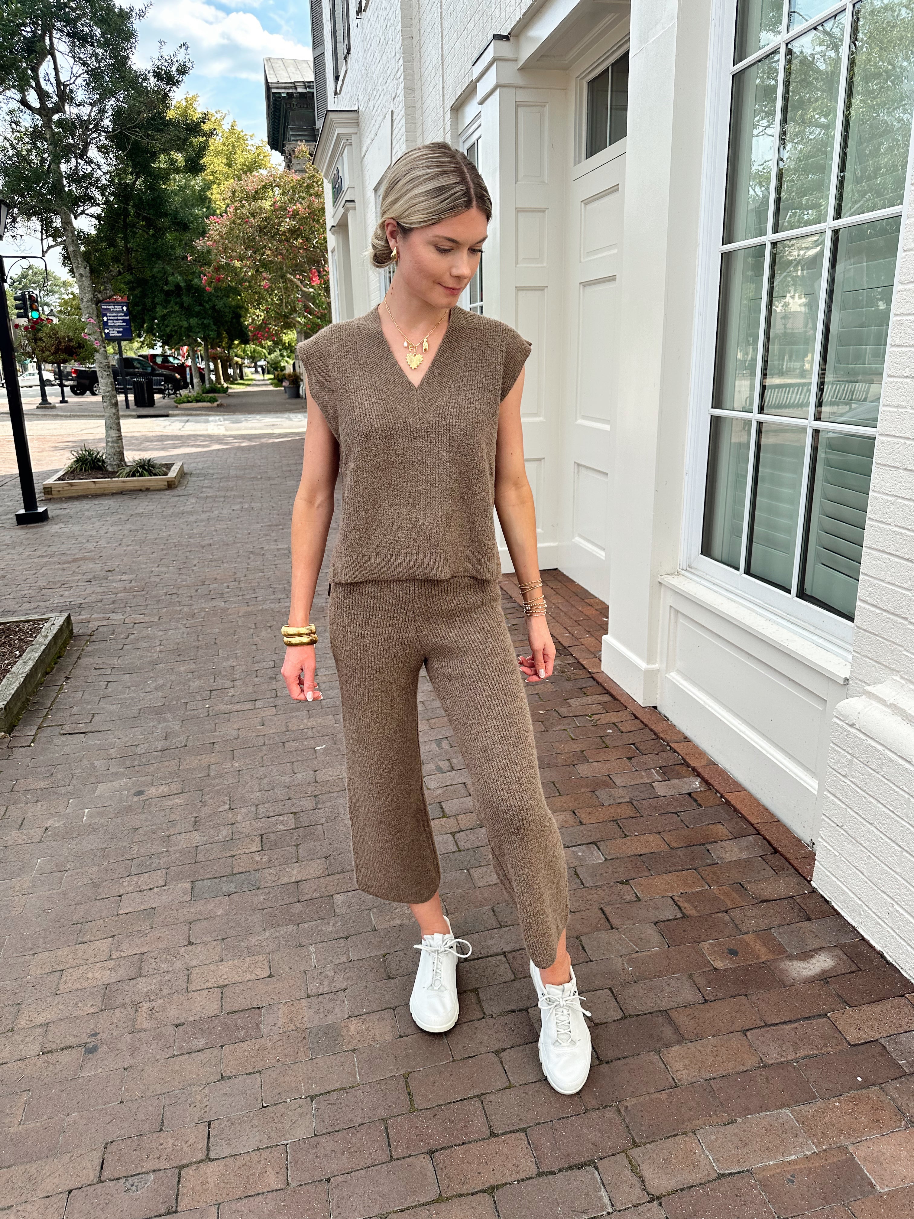 City Chic Pants in Brown