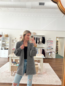 The Herringbone Cardigan