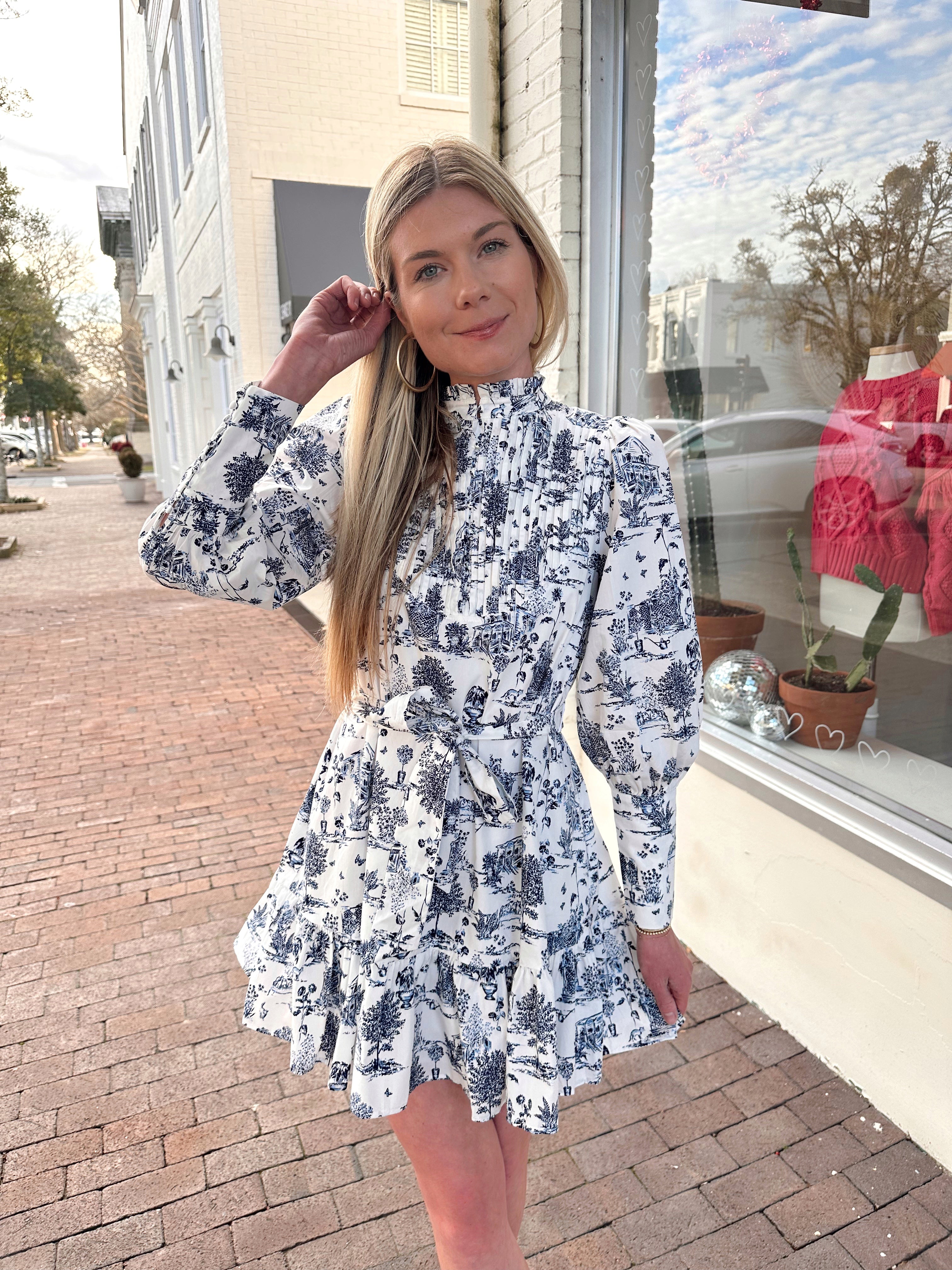 Charleston Toile Dress
