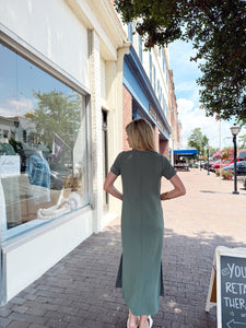 Blank Space Dress in Sage