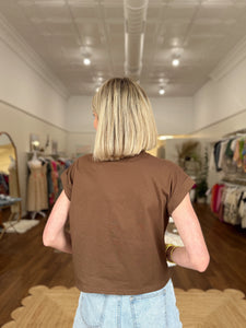 Miramar Tee in Brown