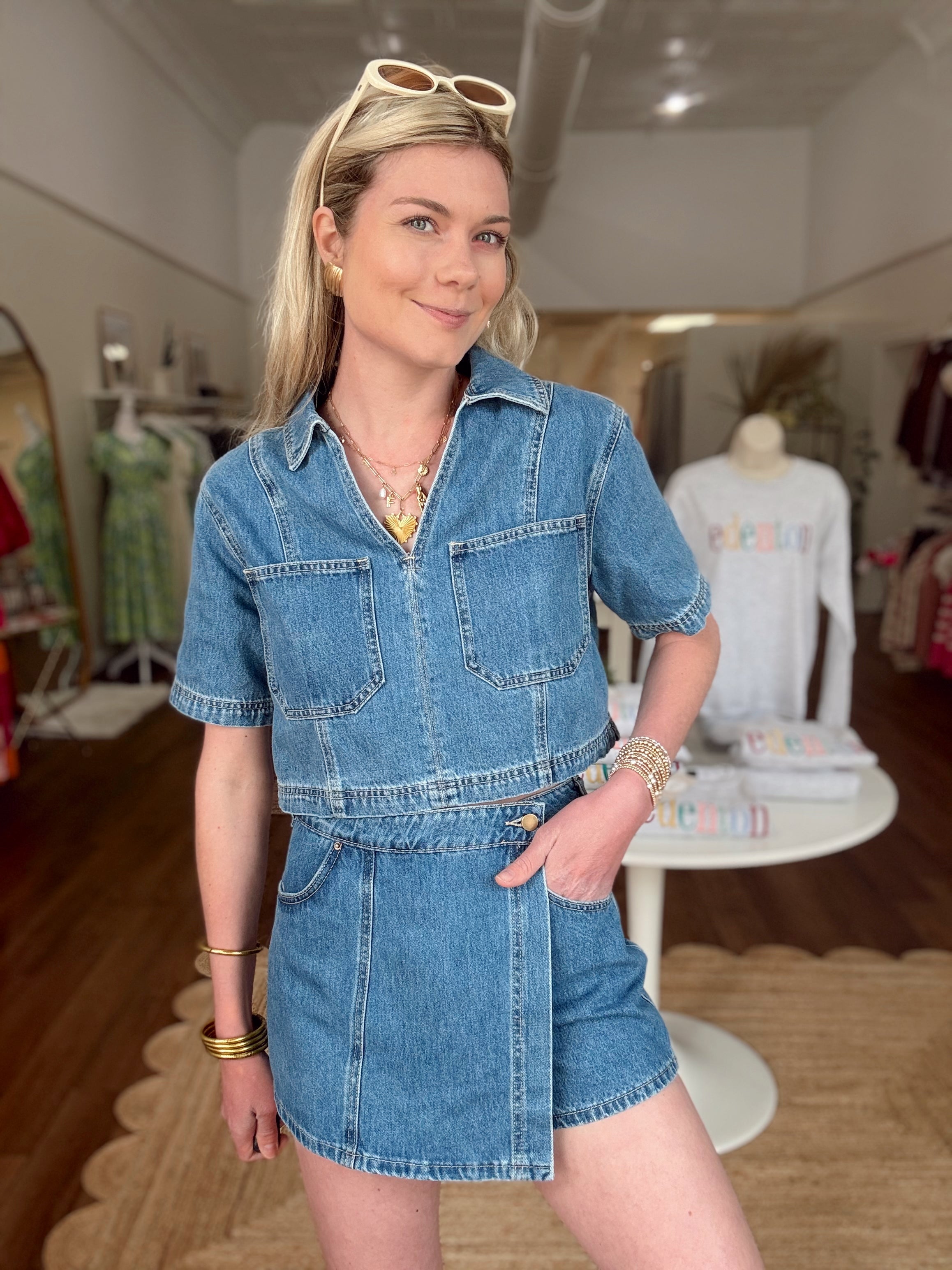 Del Ray Denim Skort