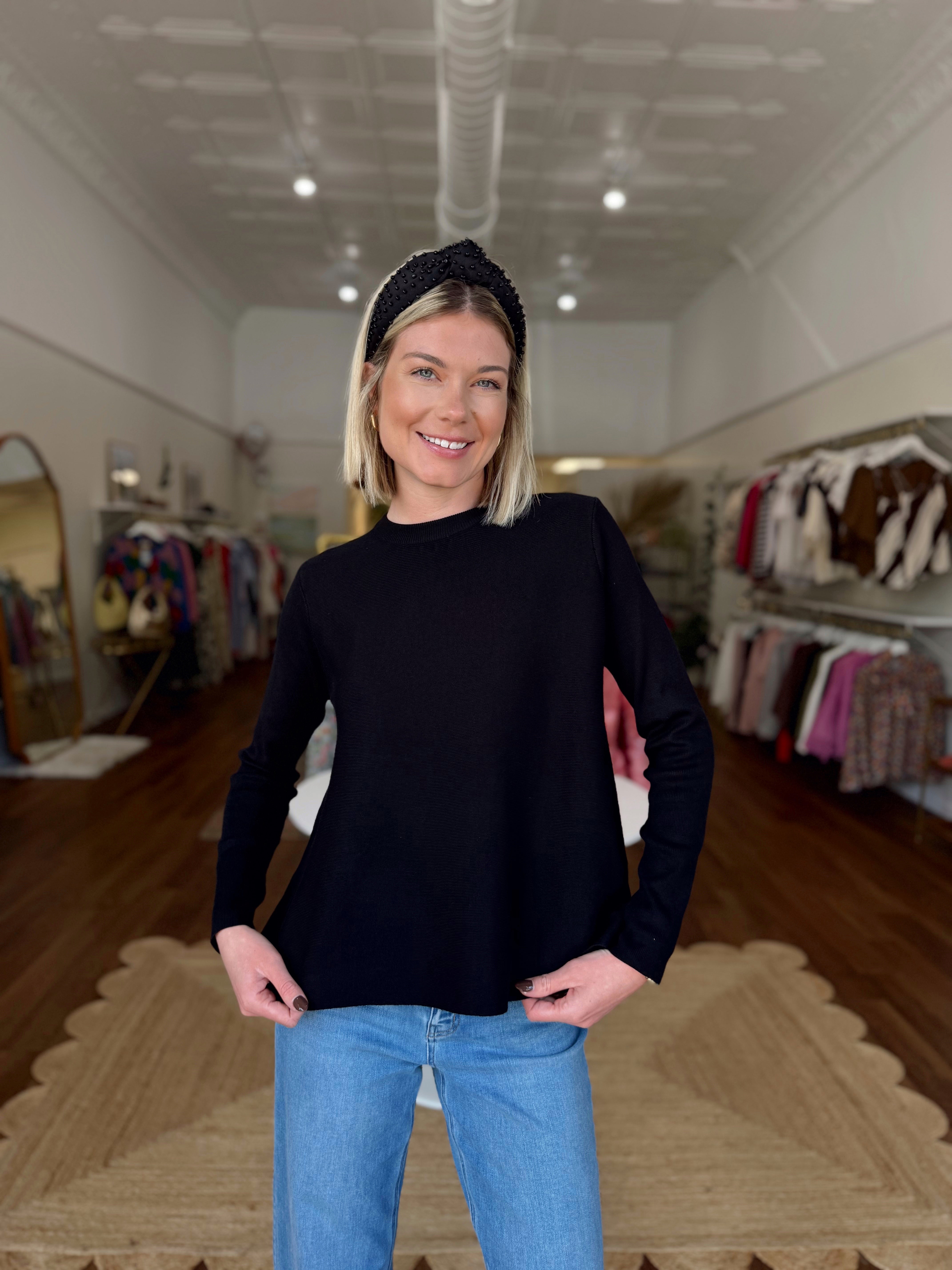 Kelsey Sweater in Black