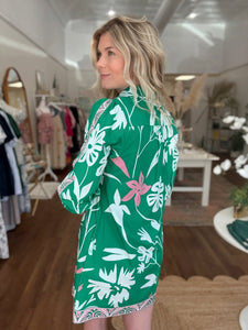 Maude Vivante Ava Dress in Mint Flora