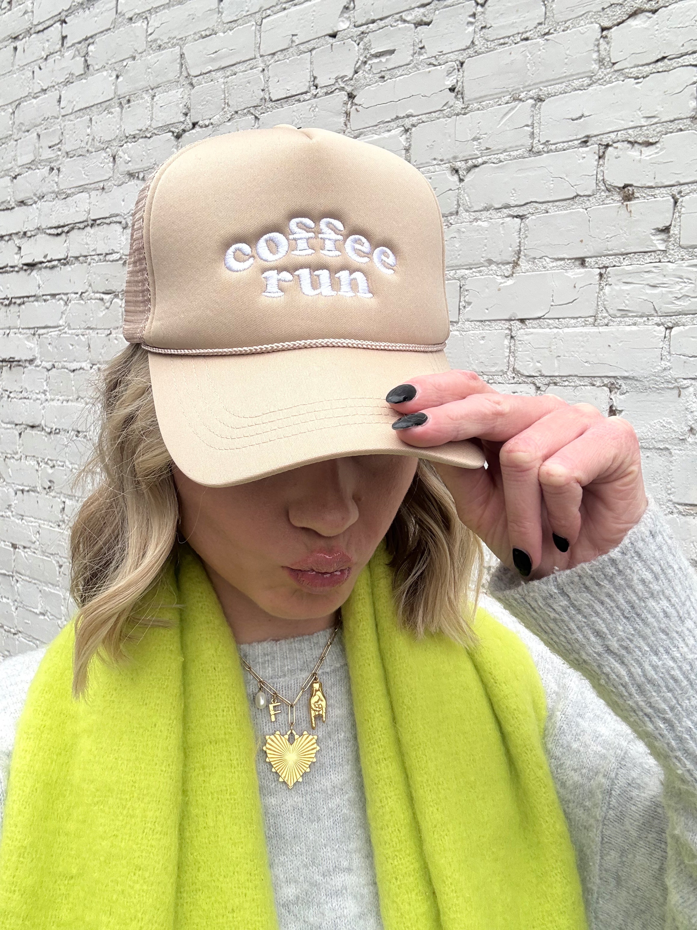 Coffee Run Trucker Hat