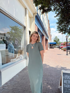 Blank Space Dress in Sage