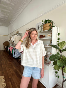 Beaufort Top in Tan