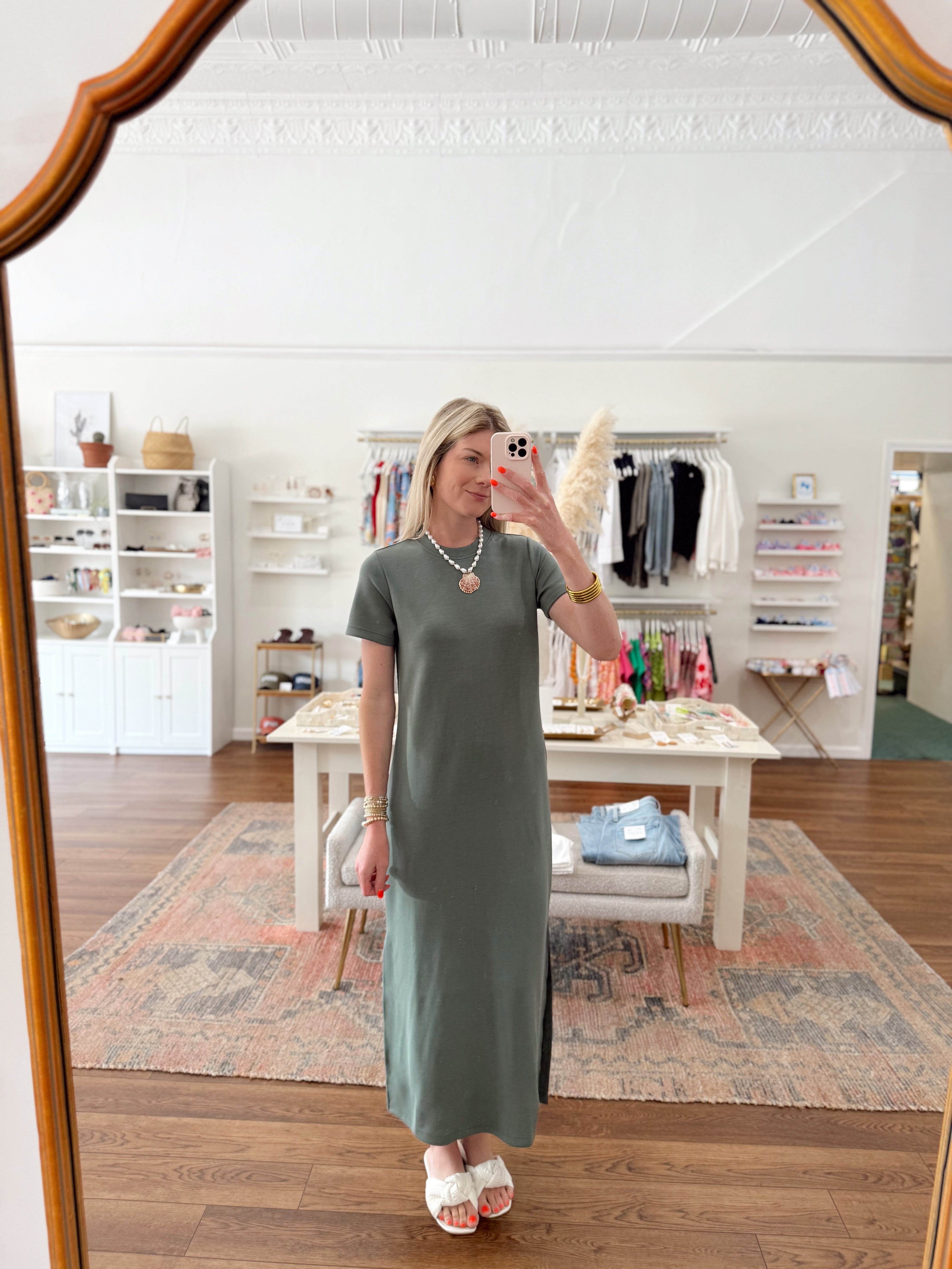 Blank Space Dress in Sage