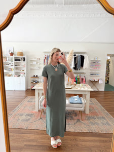 Blank Space Dress in Sage