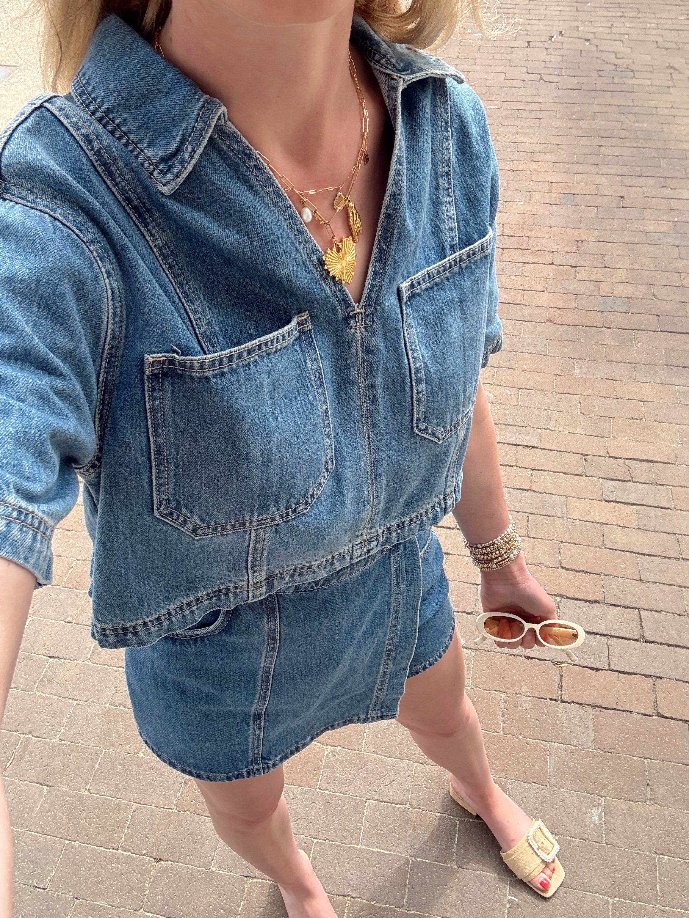 Del Ray Denim Skort
