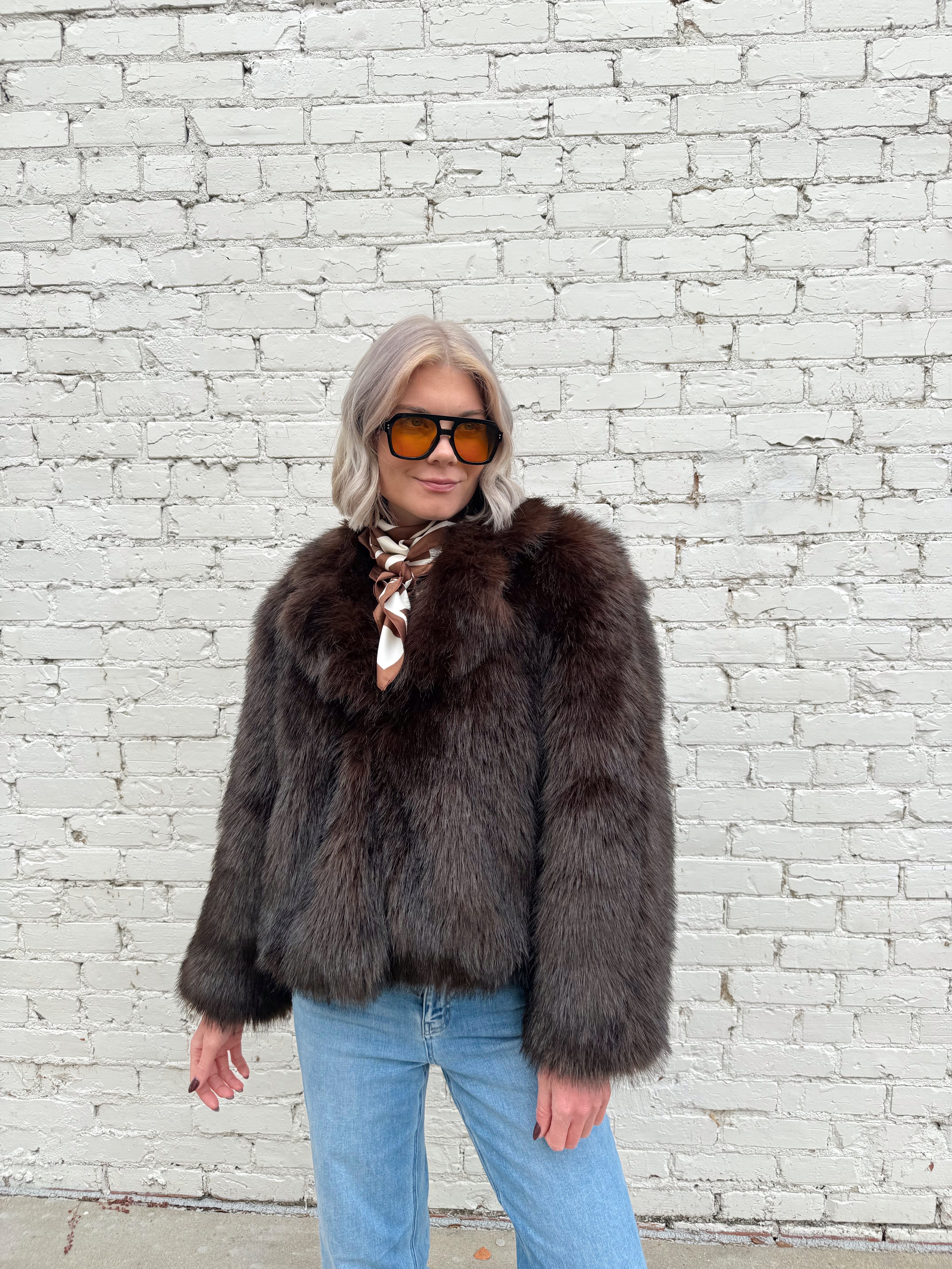 Ski Lodge Fur Coat