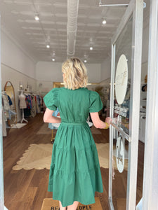 Maude Vivante Clara Dress in Emerald
