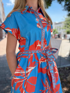 Maude Vivante Rylie Dress in Coral Florals