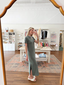 Blank Space Dress in Sage
