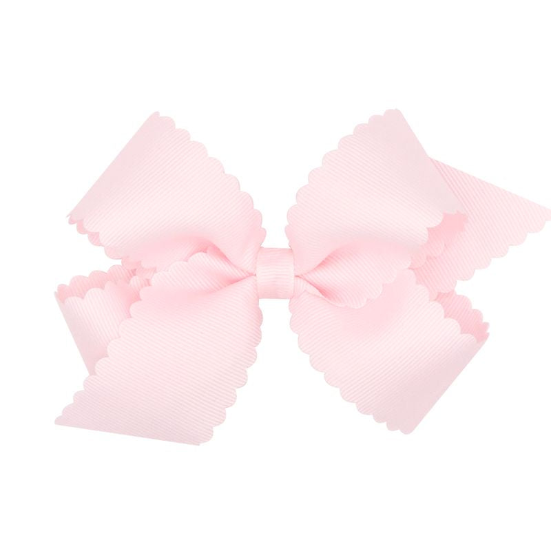 Medium Grosgrain Scalloped Bow