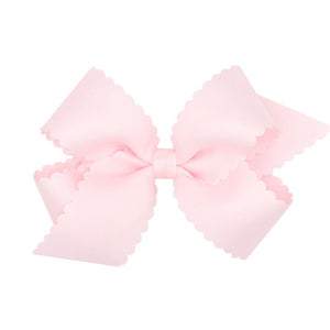 Medium Grosgrain Scalloped Bow