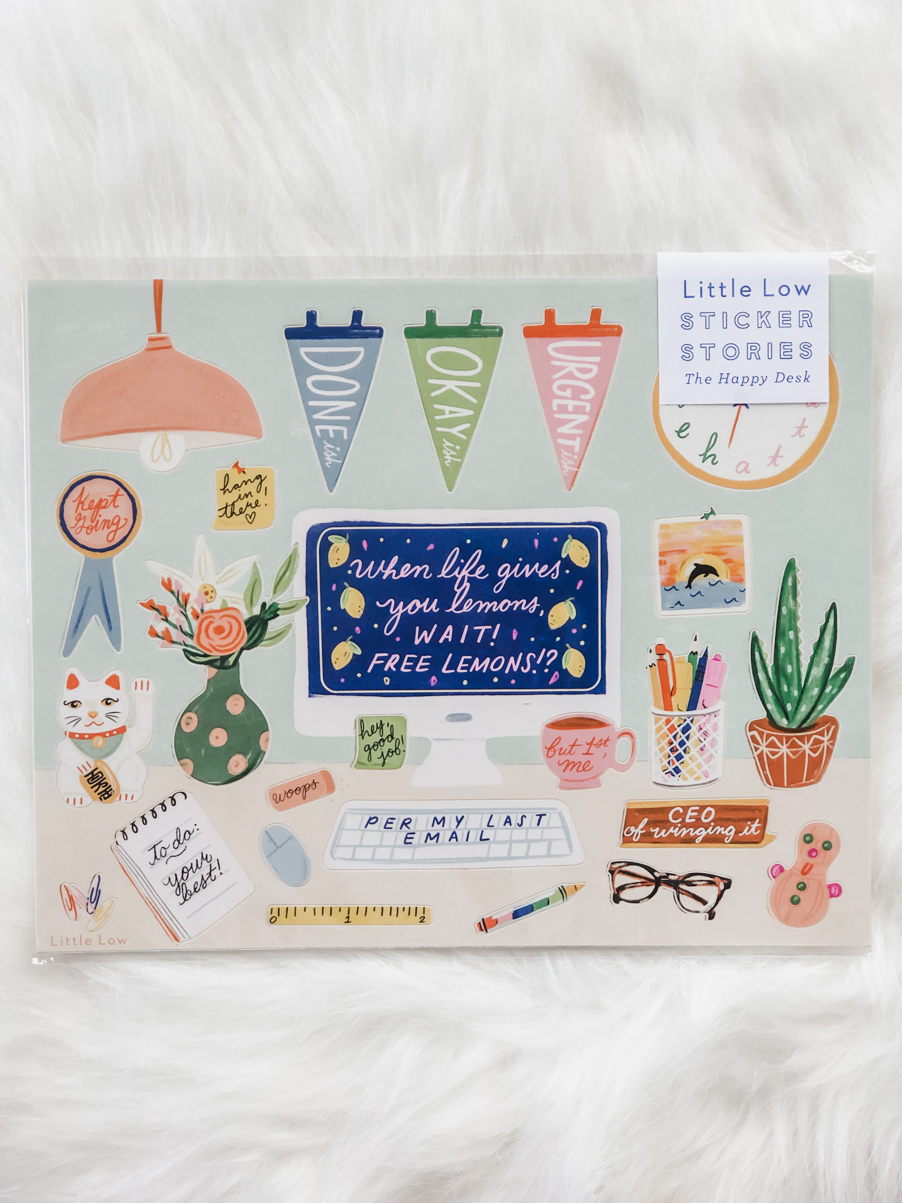 The Happy Desk Sticker Set