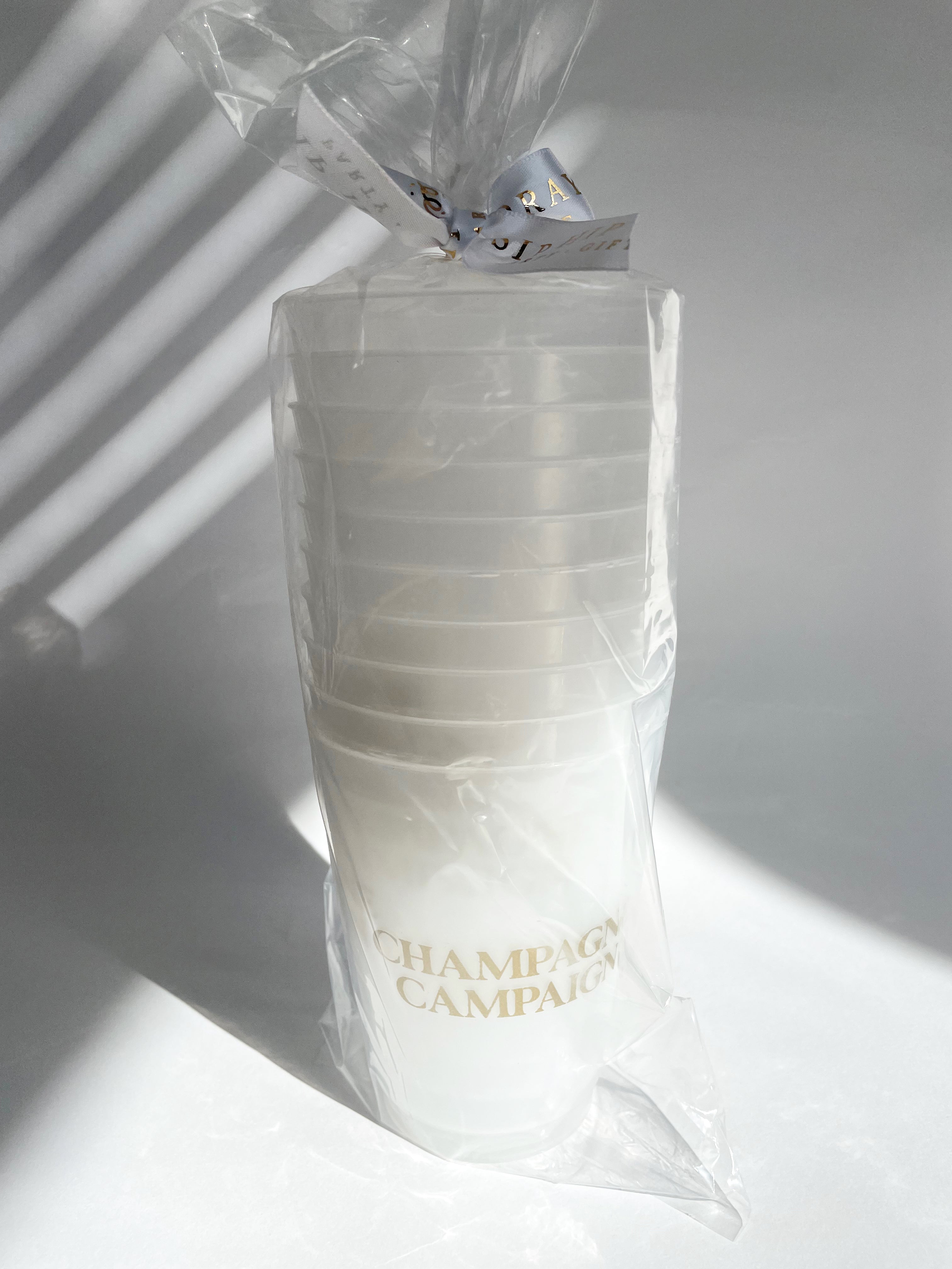 Champagne Campaign Resuable Cups